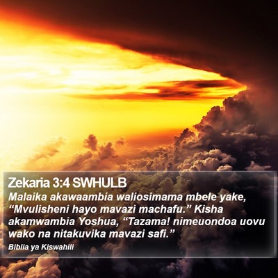 Zekaria 3:4 SWHULB Bible Verse Image
