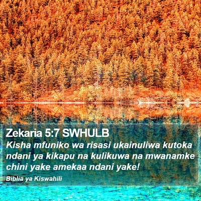 Zekaria 5:7 SWHULB Bible Verse Image