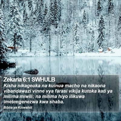 Zekaria 6:1 SWHULB Bible Verse Image