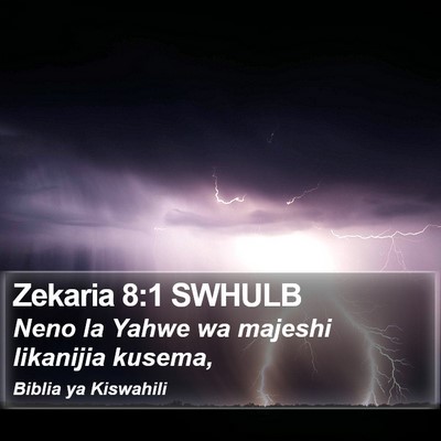 Zekaria 8:1 SWHULB Bible Verse Image