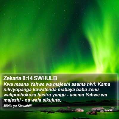 Zekaria 8:14 SWHULB Bible Verse Image