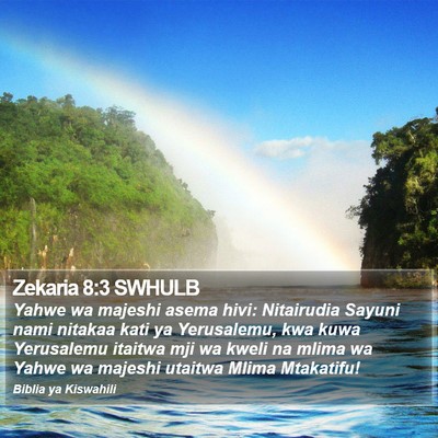 Zekaria 8:3 SWHULB Bible Verse Image