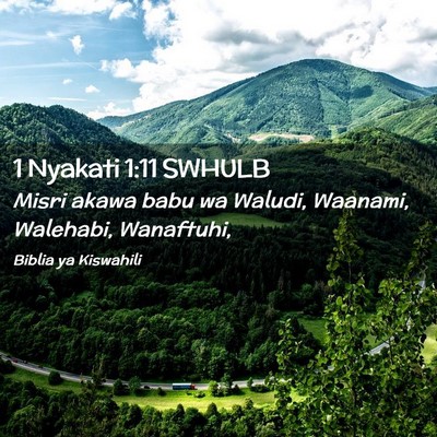 Picture 02 - 1 Nyakati 1:11 SWHULB - Misri akawa babu wa Waludi, Waanami, Walehabi, - Bible Verse Picture