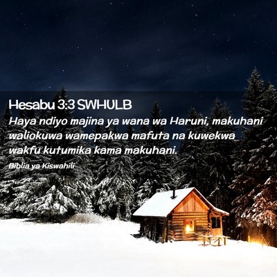 Picture 02 - Hesabu 3:3 SWHULB - Haya ndiyo majina ya wana wa Haruni, makuhani - Bible Verse Picture