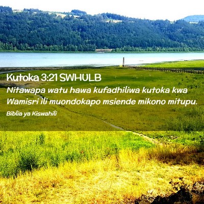 Picture 02 - Kutoka 3:21 SWHULB - Nitawapa watu hawa kufadhiliwa kutoka kwa Wamisri - Bible Verse Picture