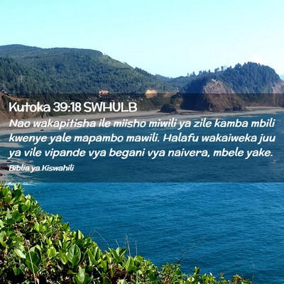 Picture 02 - Kutoka 39:18 SWHULB - Nao wakapitisha ile miisho miwili ya zile kamba - Bible Verse Picture