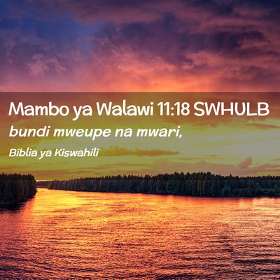 Picture 02 - Mambo ya Walawi 11:18 SWHULB - bundi mweupe na - Bible Verse Picture