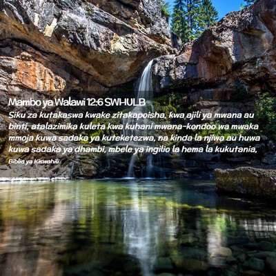 Picture 02 - Mambo ya Walawi 12:6 SWHULB - Siku za kutakaswa kwake zitakapoisha, kwa ajili - Bible Verse Picture