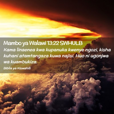 Picture 02 - Mambo ya Walawi 13:22 SWHULB - Kama linaenea kwa kupanuka kwenye ngozi, kisha - Bible Verse Picture