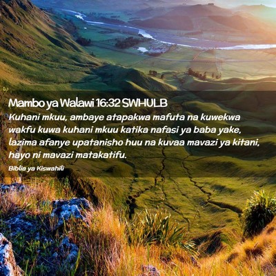 Picture 02 - Mambo ya Walawi 16:32 SWHULB - Kuhani mkuu, ambaye atapakwa mafuta na kuwekwa - Bible Verse Picture