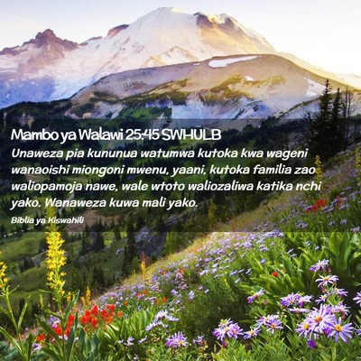 Picture 02 - Mambo ya Walawi 25:45 SWHULB - Unaweza pia kununua watumwa kutoka kwa wageni - Bible Verse Picture