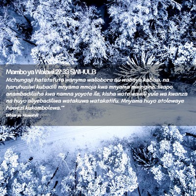 Picture 02 - Mambo ya Walawi 27:33 SWHULB - Mchungaji hatatafuta wanyma waliobora au wabaya - Bible Verse Picture