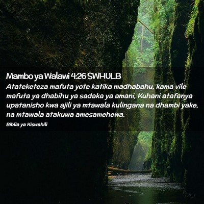 Picture 02 - Mambo ya Walawi 4:26 SWHULB - Atateketeza mafuta yote katika madhabahu, kama - Bible Verse Picture
