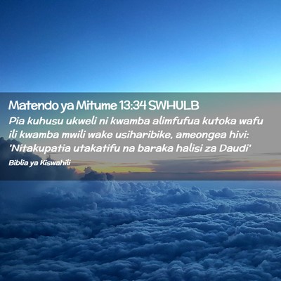 Picture 02 - Matendo ya Mitume 13:34 SWHULB - Pia kuhusu ukweli ni kwamba alimfufua kutoka wafu - Bible Verse Picture