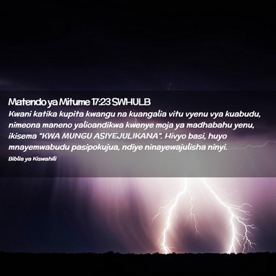Picture 02 - Matendo ya Mitume 17:23 SWHULB - Kwani katika kupita kwangu na kuangalia vitu - Bible Verse Picture