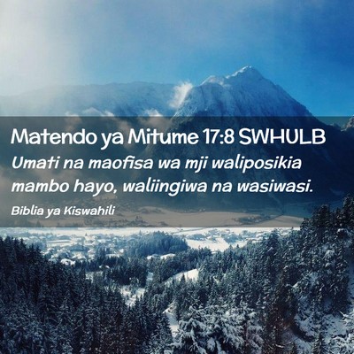 Picture 02 - Matendo ya Mitume 17:8 SWHULB - Umati na maofisa wa mji waliposikia mambo hayo, - Bible Verse Picture