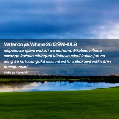 Picture 02 - Matendo ya Mitume 26:13 SWHULB - nilipokuwa njiani wakati wa mchana, Mfalme, - Bible Verse Picture