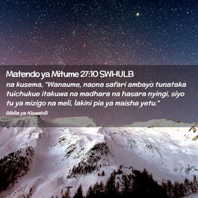 Picture 02 - Matendo ya Mitume 27:10 SWHULB - na kusema, “Wanaume, naona safari ambayo - Bible Verse Picture
