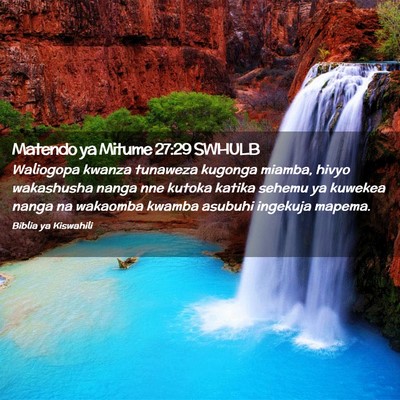 Picture 02 - Matendo ya Mitume 27:29 SWHULB - Waliogopa kwanza tunaweza kugonga miamba, hivyo - Bible Verse Picture