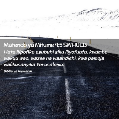 Picture 02 - Matendo ya Mitume 4:5 SWHULB - Hata ilipofika asubuhi siku iliyofuata, kwamba - Bible Verse Picture
