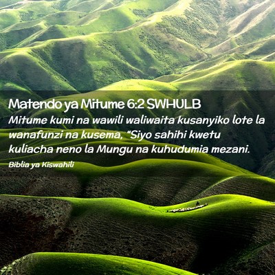 Picture 02 - Matendo ya Mitume 6:2 SWHULB - Mitume kumi na wawili waliwaita kusanyiko lote la - Bible Verse Picture
