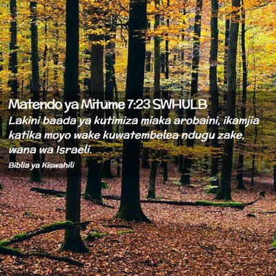 Picture 02 - Matendo ya Mitume 7:23 SWHULB - Lakini baada ya kutimiza miaka arobaini, ikamjia - Bible Verse Picture