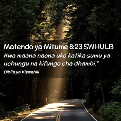 Picture 02 - Matendo ya Mitume 8:23 SWHULB - Kwa maana naona uko katika sumu ya uchungu na - Bible Verse Picture