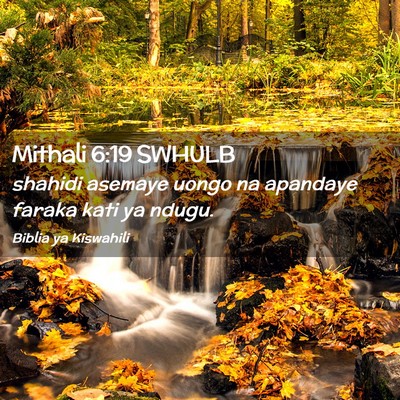 Picture 02 - Mithali 6:19 SWHULB - shahidi asemaye uongo na apandaye faraka kati ya - Bible Verse Picture