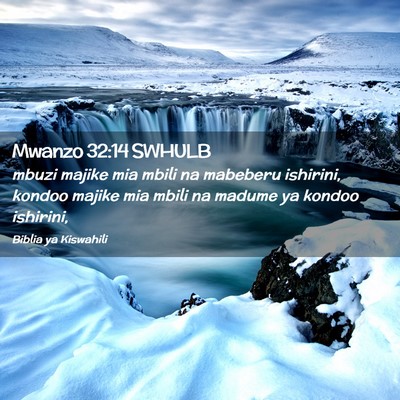 Picture 02 - Mwanzo 32:14 SWHULB - mbuzi majike mia mbili na mabeberu ishirini, - Bible Verse Picture