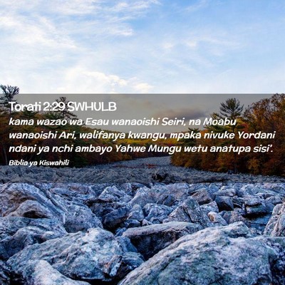 Picture 02 - Torati 2:29 SWHULB - kama wazao wa Esau wanaoishi Seiri, na Moabu - Bible Verse Picture