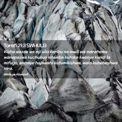 Picture 02 - Torati 21:3 SWHULB - Kisha wazee wa mji ulio karibu na mwili wa - Bible Verse Picture