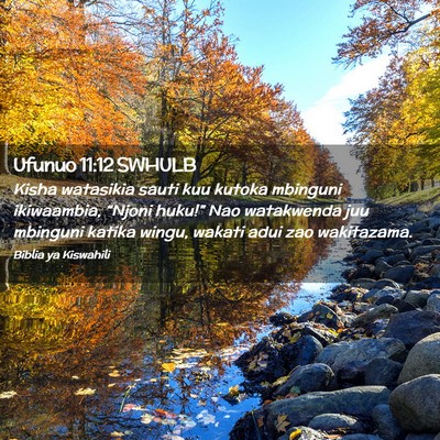 Picture 02 - Ufunuo 11:12 SWHULB - Kisha watasikia sauti kuu kutoka mbinguni - Bible Verse Picture