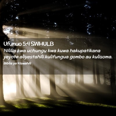 Picture 02 - Ufunuo 5:4 SWHULB - Nililia kwa uchungu kwa kuwa hakupatikana yeyote - Bible Verse Picture