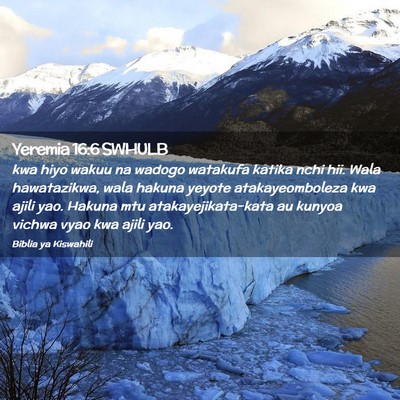 Picture 02 - Yeremia 16:6 SWHULB - kwa hiyo wakuu na wadogo watakufa katika nchi - Bible Verse Picture