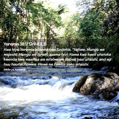 Picture 02 - Yeremia 38:17 SWHULB - Kwa hiyo Yeremia alisema kwa Sedekia, “Yahwe, - Bible Verse Picture