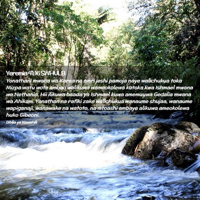 Picture 02 - Yeremia 41:16 SWHULB - Yonathani mwana wa Karea na amri jeshi pamoja - Bible Verse Picture