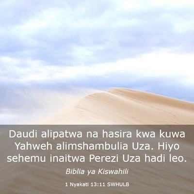 Picture 03 - 1 Nyakati 13:11 SWHULB - Daudi alipatwa na hasira kwa kuwa Yahweh - Bible Verse Picture