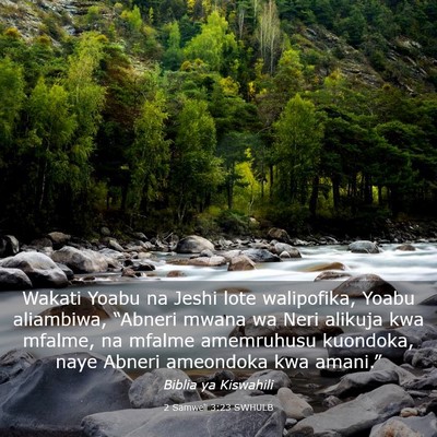Picture 03 - 2 Samweli 3:23 SWHULB - Wakati Yoabu na Jeshi lote walipofika, Yoabu - Bible Verse Picture