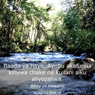 Picture 03 - Ayubu 3:1 SWHULB - Baada ya hayo, Ayubu akafunua kinywa chake na - Bible Verse Picture