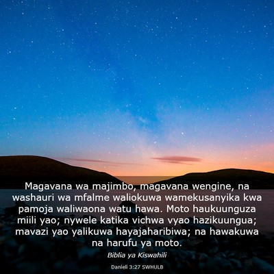 Picture 03 - Danieli 3:27 SWHULB - Magavana wa majimbo, magavana wengine, na - Bible Verse Picture