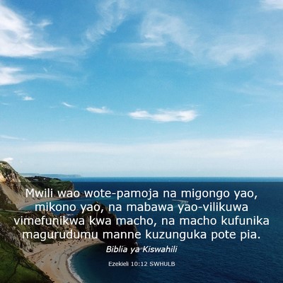 Picture 03 - Ezekieli 10:12 SWHULB - Mwili wao wote-pamoja na migongo yao, mikono yao, - Bible Verse Picture