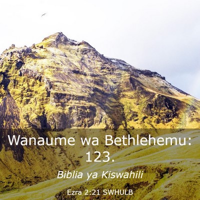 Picture 03 - Ezra 2:21 SWHULB - Wanaume wa Bethlehemu: - Bible Verse Picture