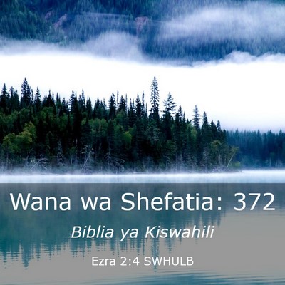 Picture 03 - Ezra 2:4 SWHULB - Wana wa Shefatia: - Bible Verse Picture