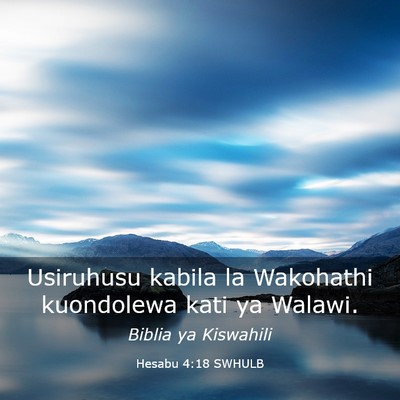 Picture 03 - Hesabu 4:18 SWHULB - Usiruhusu kabila la Wakohathi kuondolewa kati ya - Bible Verse Picture
