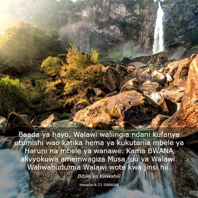 Picture 03 - Hesabu 8:22 SWHULB - Baada ya hayo, Walawi waliingia ndani kufanya - Bible Verse Picture
