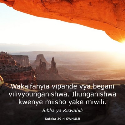 Picture 03 - Kutoka 39:4 SWHULB - Wakaifanyia vipande vya begani vilivyounganishwa. - Bible Verse Picture