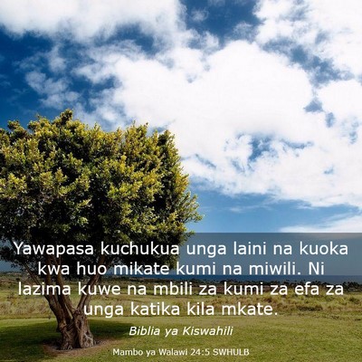 Picture 03 - Mambo ya Walawi 24:5 SWHULB - Yawapasa kuchukua unga laini na kuoka kwa huo - Bible Verse Picture