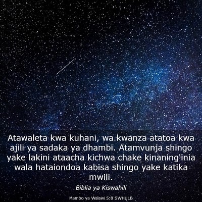 Picture 03 - Mambo ya Walawi 5:8 SWHULB - Atawaleta kwa kuhani, wa kwanza atatoa kwa ajili - Bible Verse Picture