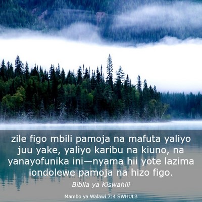 Picture 03 - Mambo ya Walawi 7:4 SWHULB - zile figo mbili pamoja na mafuta yaliyo juu yake, - Bible Verse Picture