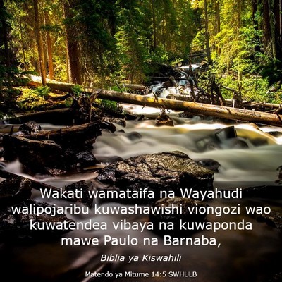 Picture 03 - Matendo ya Mitume 14:5 SWHULB - Wakati wamataifa na Wayahudi walipojaribu - Bible Verse Picture